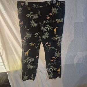 Old Navy Black With Animal Scene Black.     Box 26